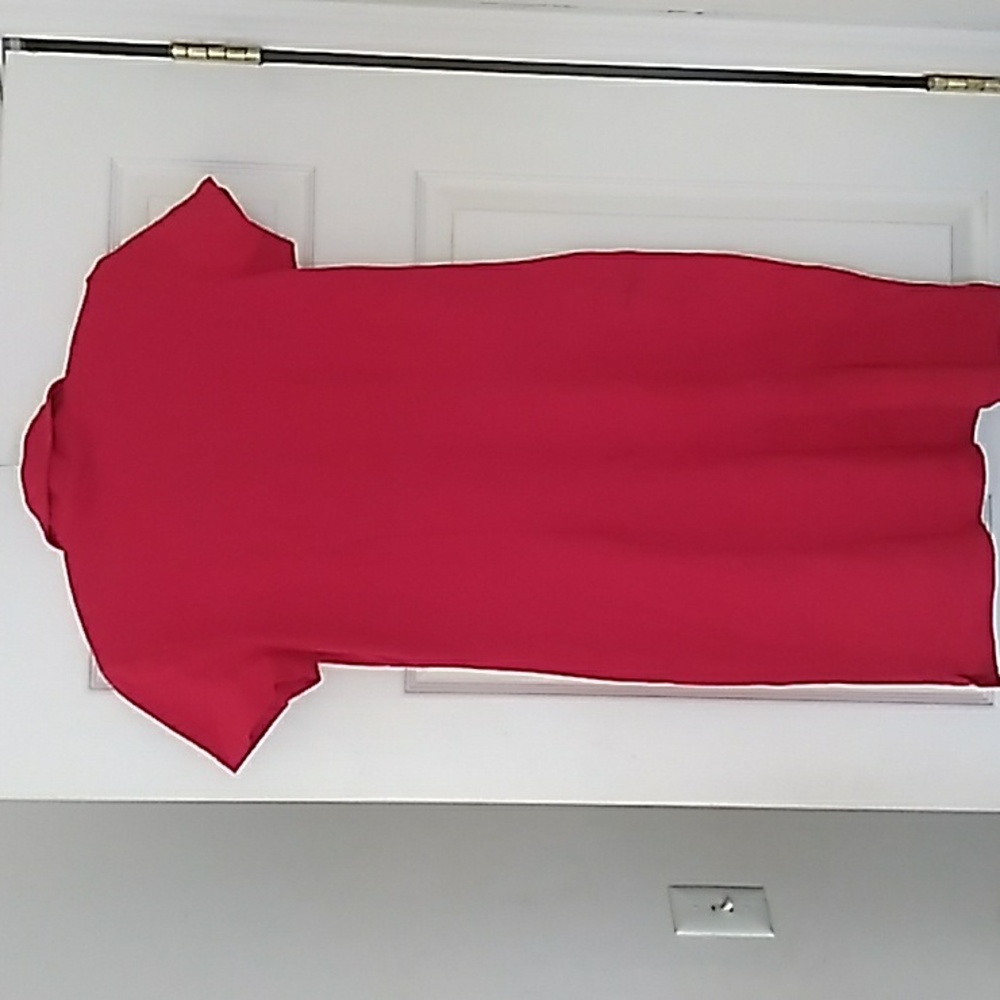 Red Button Down Dress - image 4